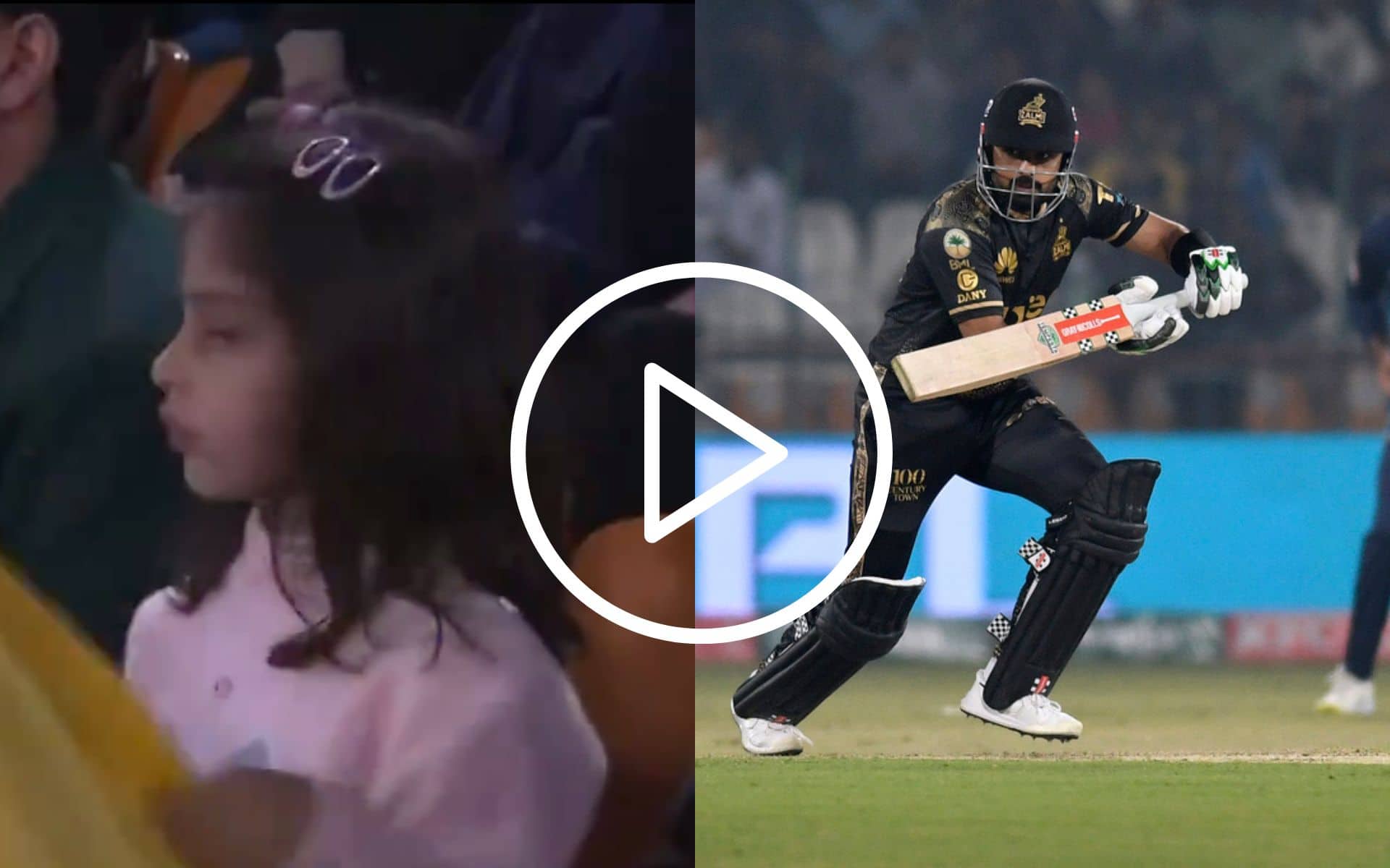 [Watch] 'Babar...Babar' Chants Echo Through Lahore Stadium As He Takes the Field Vs Lahore